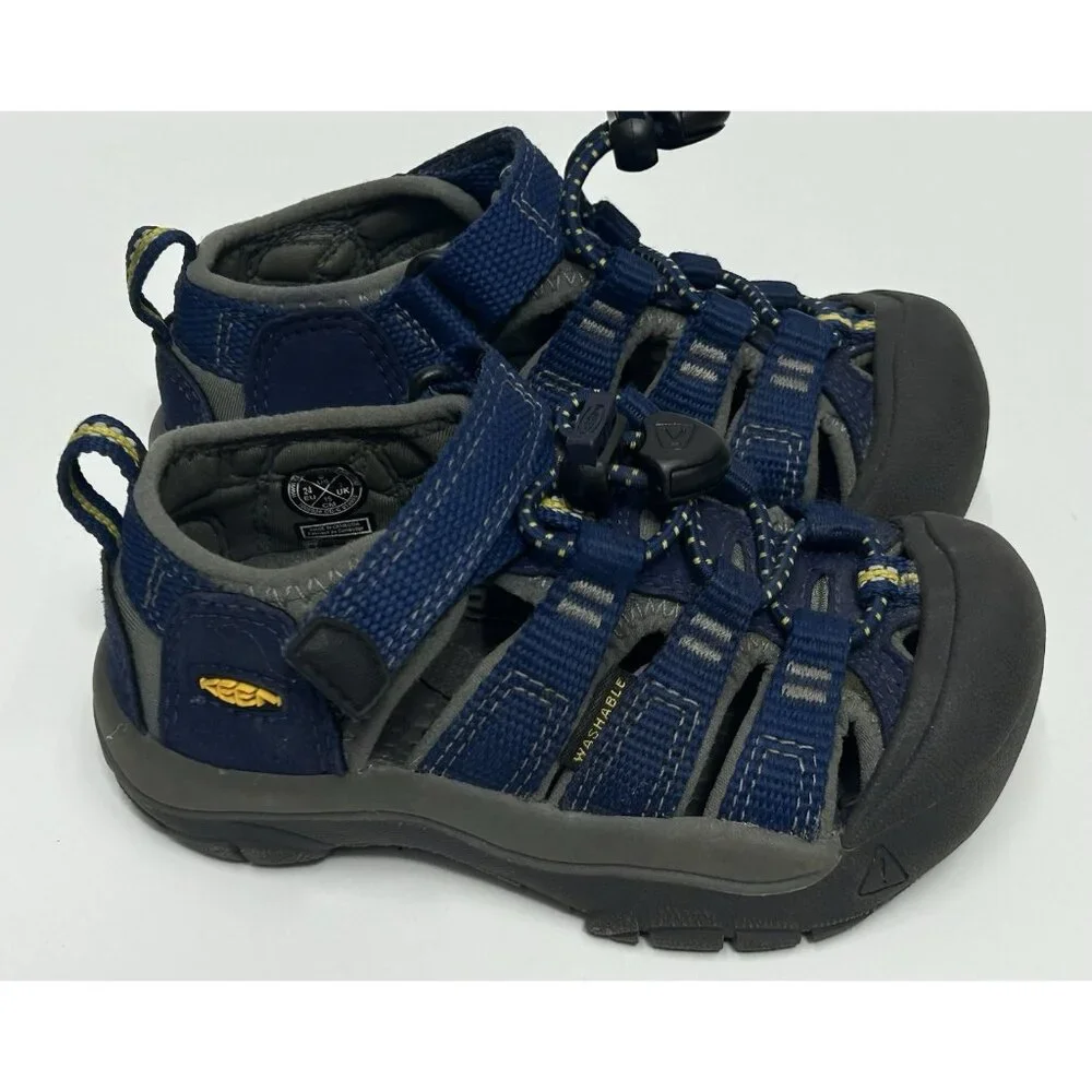 Keen Newport H2 Shoes Little Kids Sz 8 Blue Washable Sandals Hiking Outdoor H20